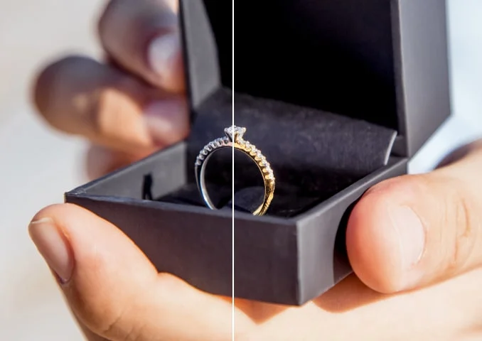 What is better for an engagement ring